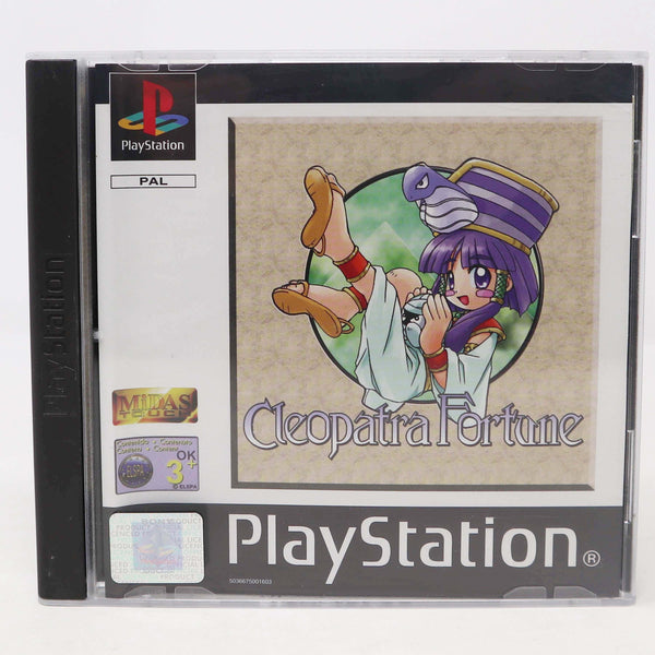 Vintage 2001 Playstation 1 PS1 Cleopatra Fortune Video Game Pal 1-2 Players