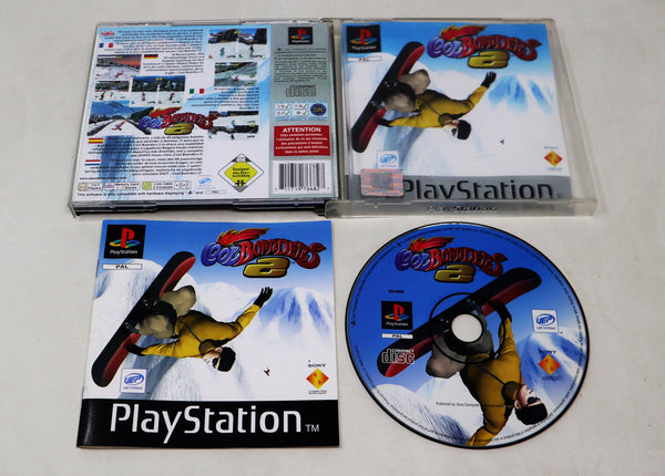 Vintage 1997 90s Playstation 1 PS1 Platinum Cool Boarders 2 Snowboarding Video Game Pal 1-2 Players Retro