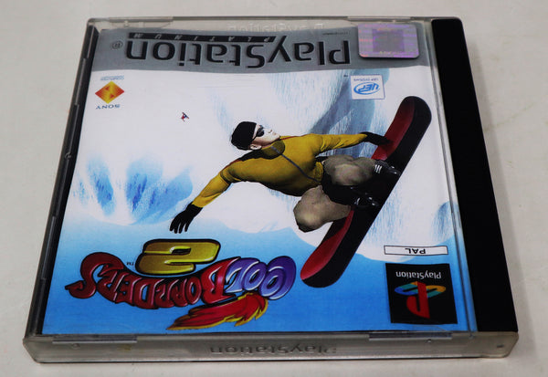 Vintage 1997 90s Playstation 1 PS1 Platinum Cool Boarders 2 Snowboarding Video Game Pal 1-2 Players Retro