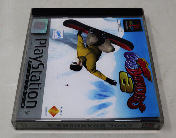 Vintage 1997 90s Playstation 1 PS1 Platinum Cool Boarders 2 Snowboarding Video Game Pal 1-2 Players Retro