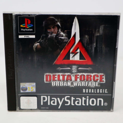 Vintage 2002 Playstation 1 PS1 Delta Force Urban Warfare Video Game Pal Version 1 Player