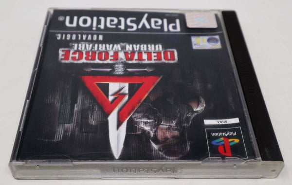 Vintage 2002 Playstation 1 PS1 Delta Force Urban Warfare Video Game Pal Version 1 Player