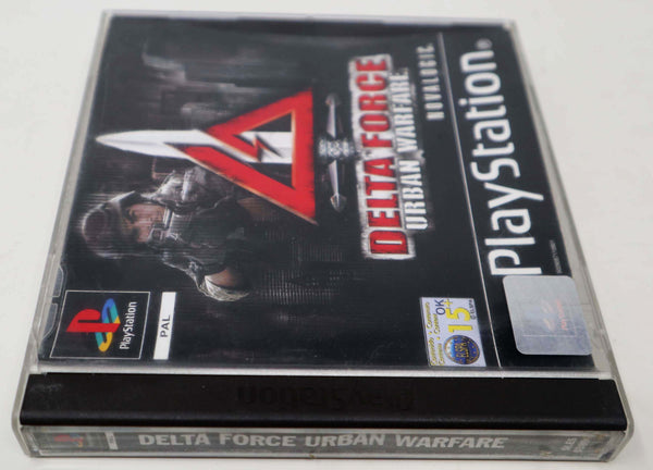 Vintage 2002 Playstation 1 PS1 Delta Force Urban Warfare Video Game Pal Version 1 Player
