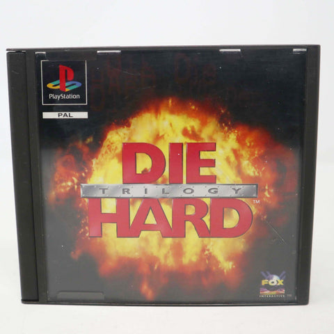 Vintage 1996 90s Playstation 1 PS1 Die Hard Trilogy Video Game Pal Version 1 Player