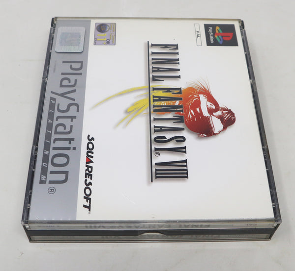 Vintage 2000 Playstation Platinum PS1 Final Fantasy VIII 8 Video Game Pal Version 1 Player Retro