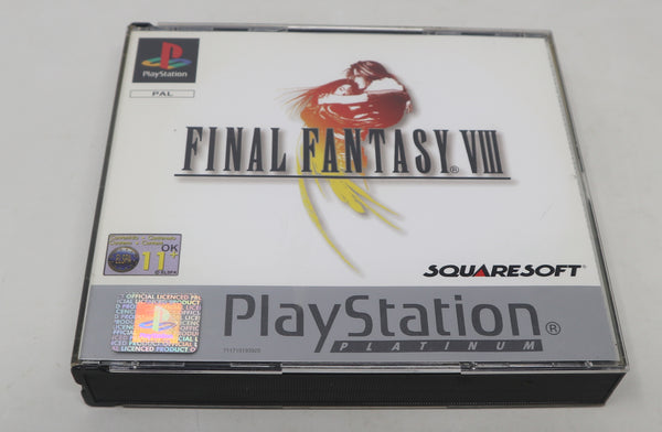 Vintage 2000 Playstation Platinum PS1 Final Fantasy VIII 8 Video Game Pal Version 1 Player Retro
