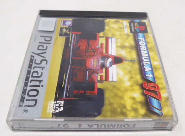 Vintage 1997 90s Playstation 1 PS1 Platinum Formula 1 97 Video Game Pal 1-2 Players F1