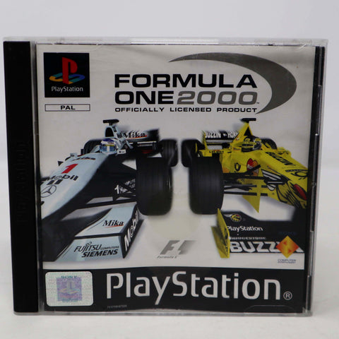 Vintage 2000 Playstation 1 PS1 Formula One 2000 Video Game Pal 1-2 Players F1 Car Racing