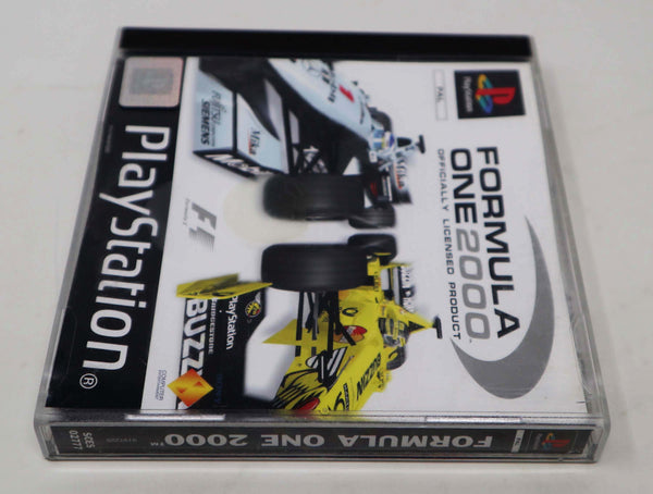 Vintage 2000 Playstation 1 PS1 Formula One 2000 Video Game Pal 1-2 Players F1 Car Racing