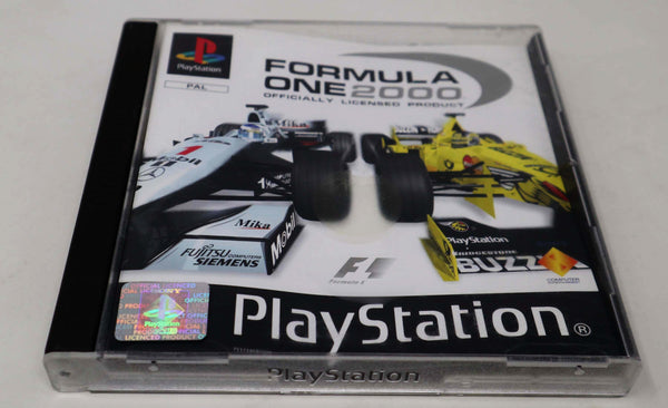Vintage 2000 Playstation 1 PS1 Formula One 2000 Video Game Pal 1-2 Players F1 Car Racing