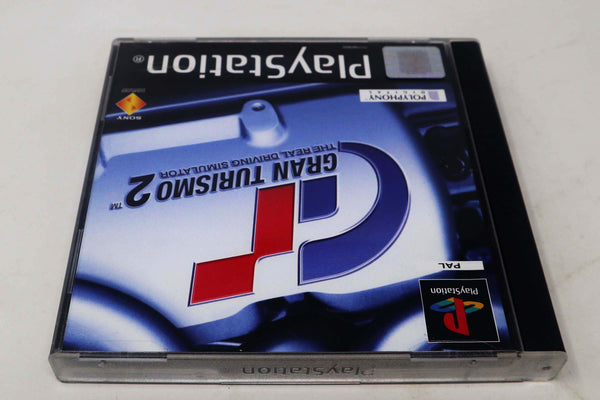 Vintage 1994 90s Playstation 1 PS1 Gran Turismo 2 Video Game Pal 1-2 Players Car Racing Driving Simulation