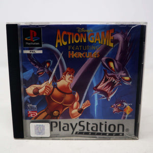 Vintage 1998 90s Playstation 1 PS1 Disney's Action Game Featuring Hercules Video Game Pal 1 Player