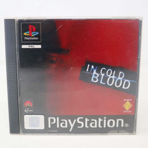 Vintage 2000 Playstation 1 PS1 In Cold Blood Video Game Pal Version 1 Player