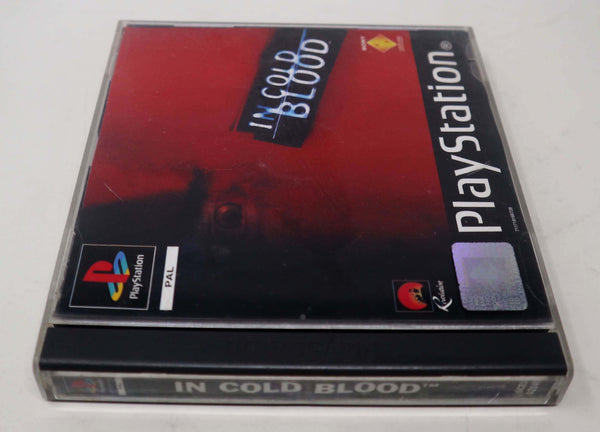 Vintage 2000 Playstation 1 PS1 In Cold Blood Video Game Pal Version 1 Player