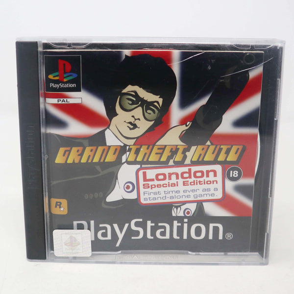 Vintage 2000 Playstation 1 PS1 Grand Theft Auto London Special Edition Video Game Pal Version 1 Player