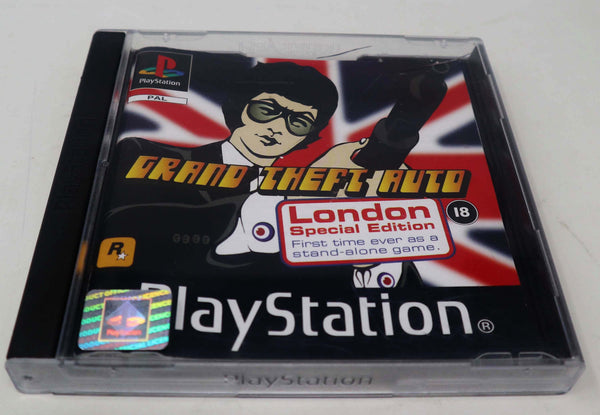 Vintage 2000 Playstation 1 PS1 Grand Theft Auto London Special Edition Video Game Pal Version 1 Player