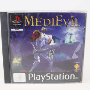 Vintage 1998 90s Playstation 1 PS1 Medievil Video Game Pal 1 Player