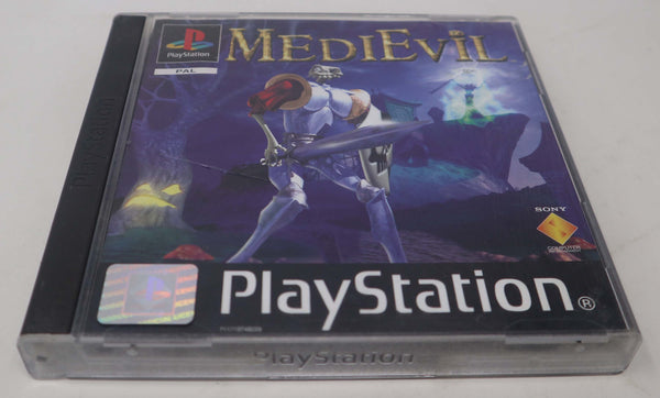 Vintage 1998 90s Playstation 1 PS1 Medievil Video Game Pal 1 Player