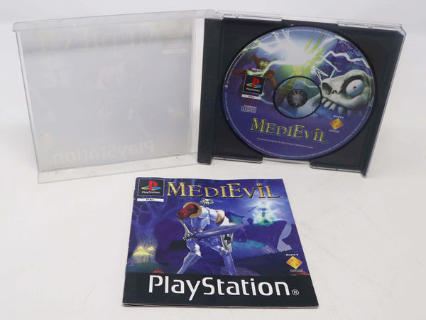 Vintage 1998 90s Playstation 1 PS1 Medievil Video Game Pal 1 Player