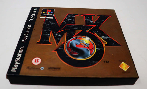 Vintage 1995 1990s Playstation 1 PS1 Mortal Kombat 3 MK3 Video Game Pal Version 1-2 Players