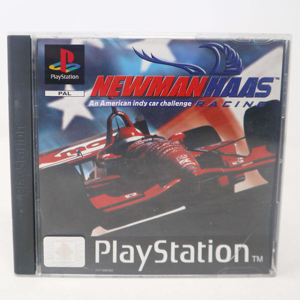 Vintage 1998 90s Playstation 1 PS1 Newman Haas Racing An American Indy Car Challenge Video Game Pal 1-2 Players Racing