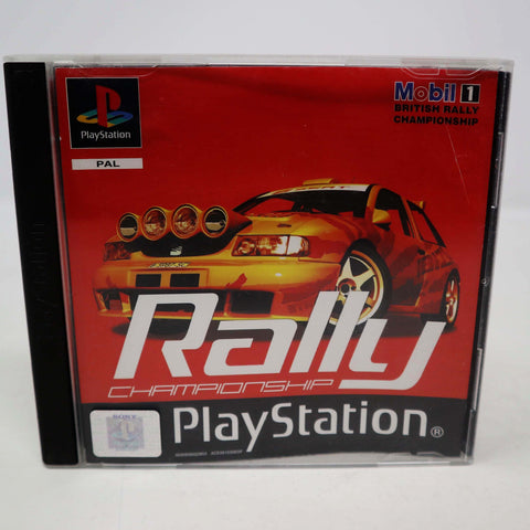 Vintage 2000 Playstation 1 PS1 Rally Championship Video Game Pal 1-2 Players Mobil 1 British Rally Championship