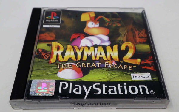 Vintage 2000 Playstation 1 PS1 Rayman 2 The Great Escape Video Game Pal Version 1 Player