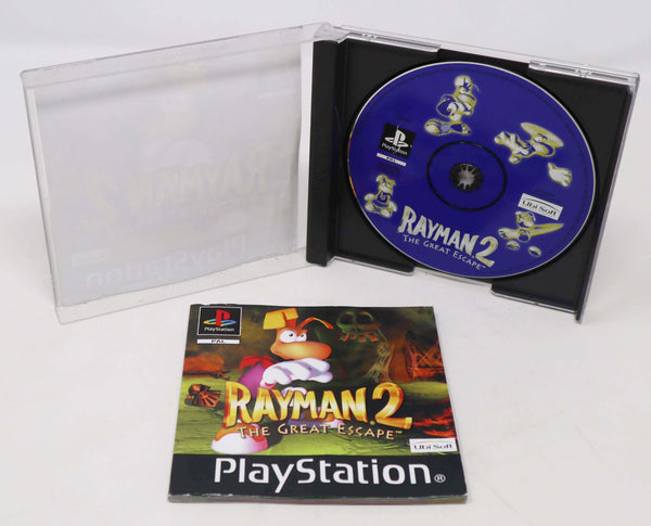 Vintage 2000 Playstation 1 PS1 Rayman 2 The Great Escape Video Game Pal Version 1 Player