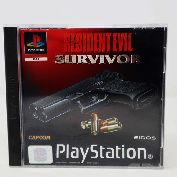Vintage 2000 Playstation 1 PS1 Resident Evil Survivor Video Game Pal Version 1 Player