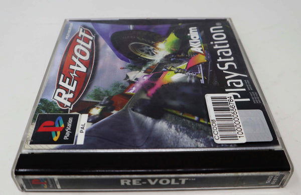 Vintage 1999 90s Playstation 1 PS1 Re-Volt Video Game Pal Version 1-2 Players Remote Control Racing