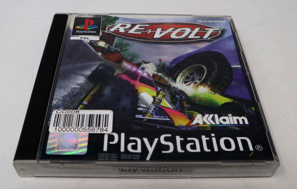 Vintage 1999 90s Playstation 1 PS1 Re-Volt Video Game Pal Version 1-2 Players Remote Control Racing