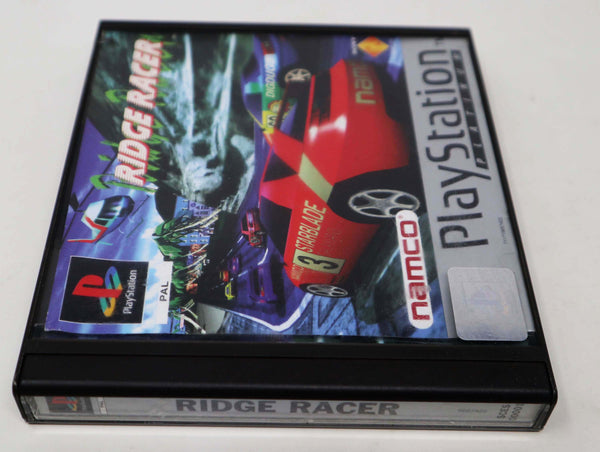 Vintage 1994 90s Playstation 1 PS1 Platinum Ridge Racer Video Game Pal 1 Player Car Racing