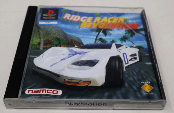 Vintage 1995 90s Playstation 1 PS1 Ridge Racer Revolution Video Game Pal 1 Player Racing