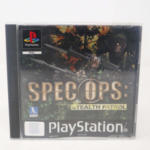 Vintage 1999 90s Playstation 1 PS1 Spec Ops: Stealth Patrol Video Game Pal 1-2 Players Battle