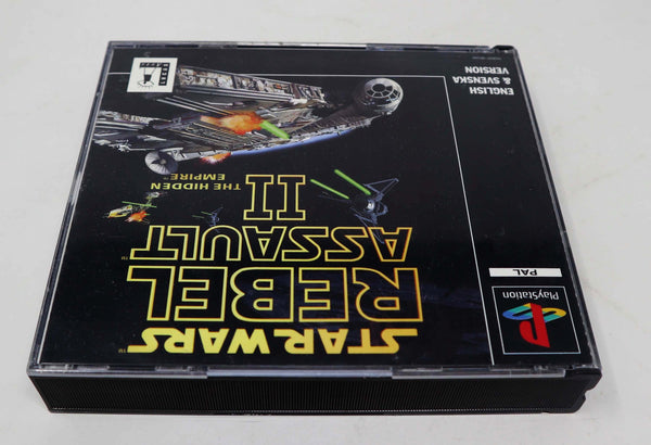 Vintage 1997 90s Playstation 1 PS1 Star Wars Rebel Assault II 2 Video Game Pal Version 1 Player