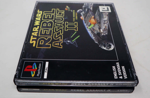 Vintage 1997 90s Playstation 1 PS1 Star Wars Rebel Assault II 2 Video Game Pal Version 1 Player