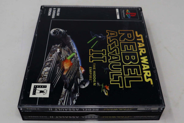 Vintage 1997 90s Playstation 1 PS1 Star Wars Rebel Assault II 2 Video Game Pal Version 1 Player