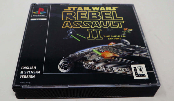 Vintage 1997 90s Playstation 1 PS1 Star Wars Rebel Assault II 2 Video Game Pal Version 1 Player