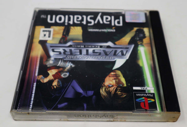 Vintage Playstation 1 PS1 Star Wars Masters Of Teras Kasi Video Game Pal 1-2 Players