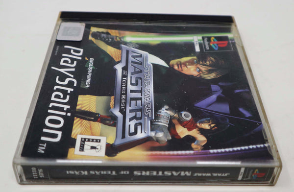 Vintage Playstation 1 PS1 Star Wars Masters Of Teras Kasi Video Game Pal 1-2 Players