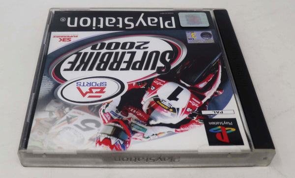 Vintage 1999 90s Playstation 1 PS1 Superbike 2000 Video Game Pal 1-2 Players Motorbike Motorcycle Racing