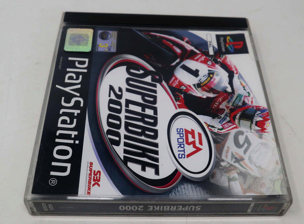 Vintage 1999 90s Playstation 1 PS1 Superbike 2000 Video Game Pal 1-2 Players Motorbike Motorcycle Racing