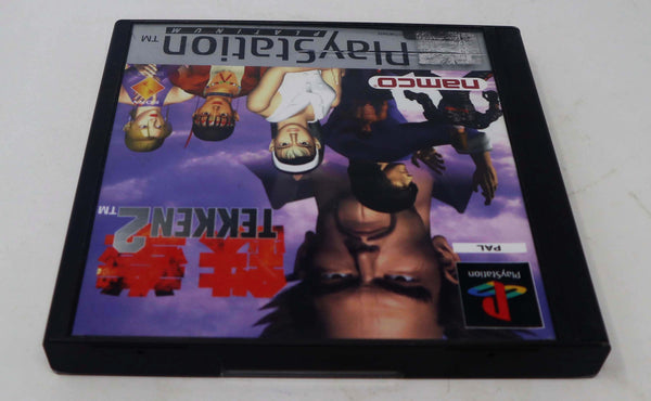 Vintage 1996 90s Playstation 1 PS1 Platinum Tekken 2 Video Game Pal 1-2 Players Fighting