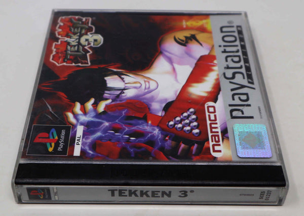 Vintage 1998 90s Playstation 1 PS1 Platinum Tekken 3 Video Game Pal 1-2 Players Fighting