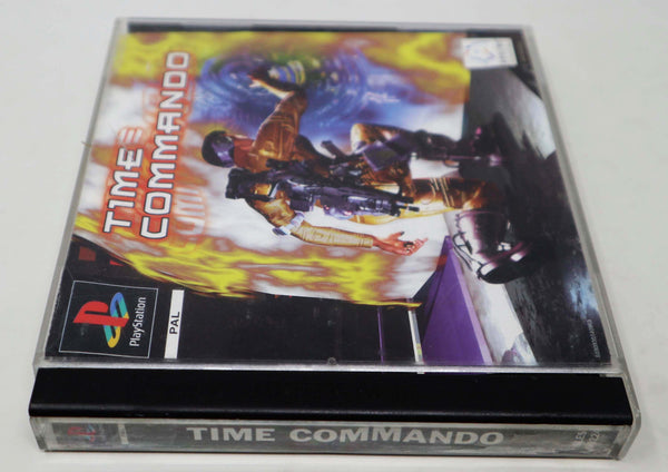 Vintage 1996 90s Playstation 1 PS1 Time Commando Video Game Pal Version 1 Player