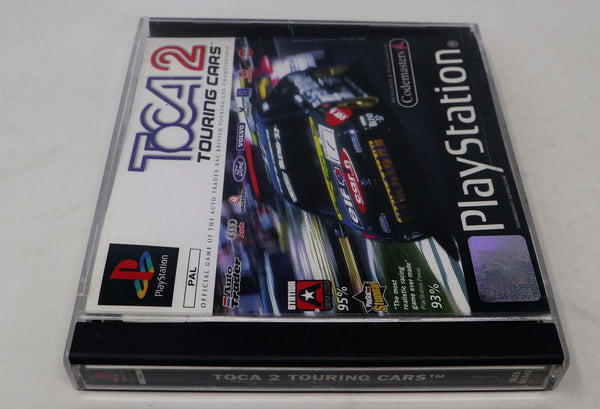 Vintage 1998 90s Playstation 1 PS1 TOCA 2 Touring Cars Video Game Pal 1-2 Players Car Racing