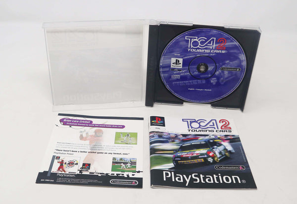 Vintage 1998 90s Playstation 1 PS1 TOCA 2 Touring Cars Video Game Pal 1-2 Players Car Racing