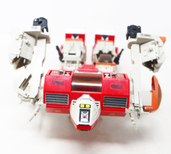 Vintage 1984 80s Bandai Gobots Robo Machine Battle Suit Power System 5 Transforming Action Figure Robot Boxed Rare Red Version Retro