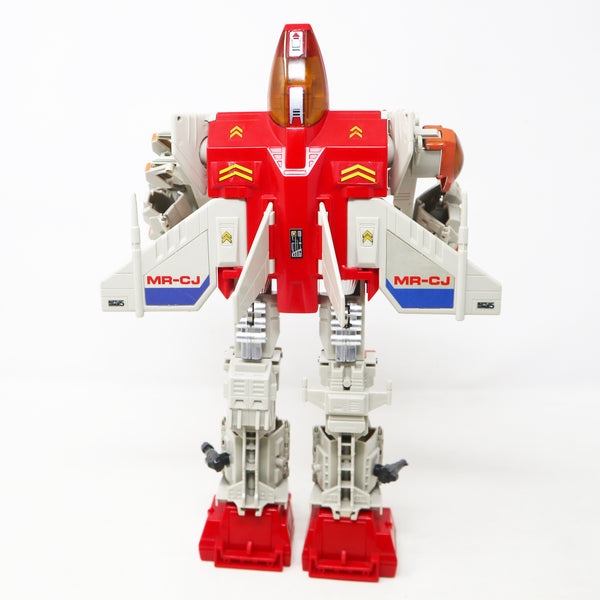 Vintage 1984 80s Bandai Gobots Robo Machine Battle Suit Power System 5 Transforming Action Figure Robot Boxed Rare Red Version Retro