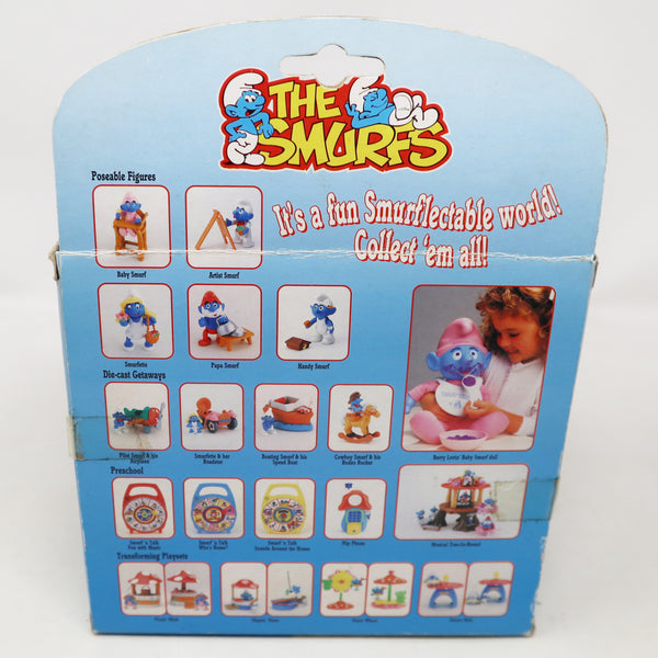 Vintage 1996 90s Ideal Toy Island Peyo The Smurfs Dippin' Diner / Fishin' Hole 2-in-1 Fun Playset Exclusive Greedy Figure MISB Boxed Sealed